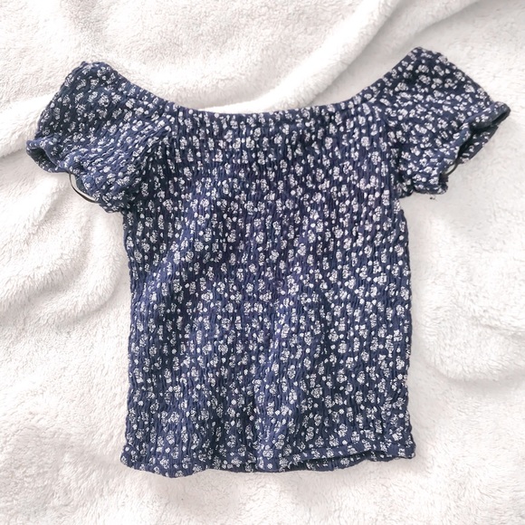 Japna Tops - japna smocked crop top